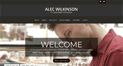 Desktop Screenshot of alecwilkinson.com